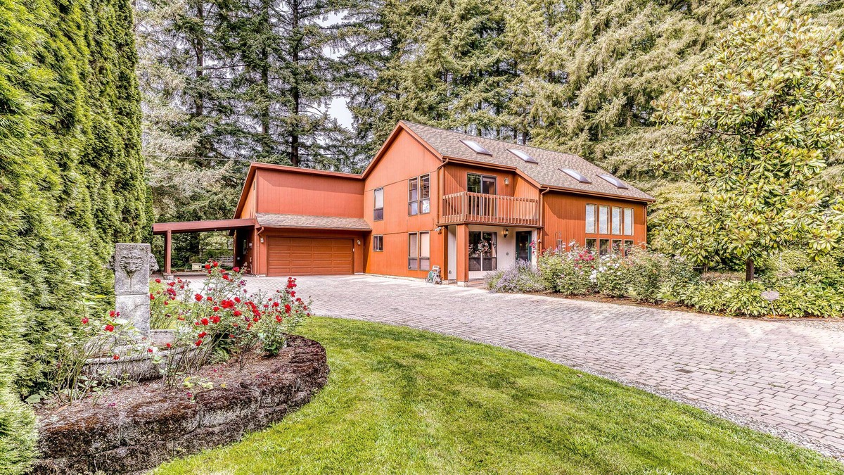 Marcola House | Inviting retreat with central AC, private pool, hot tub, and private W/D