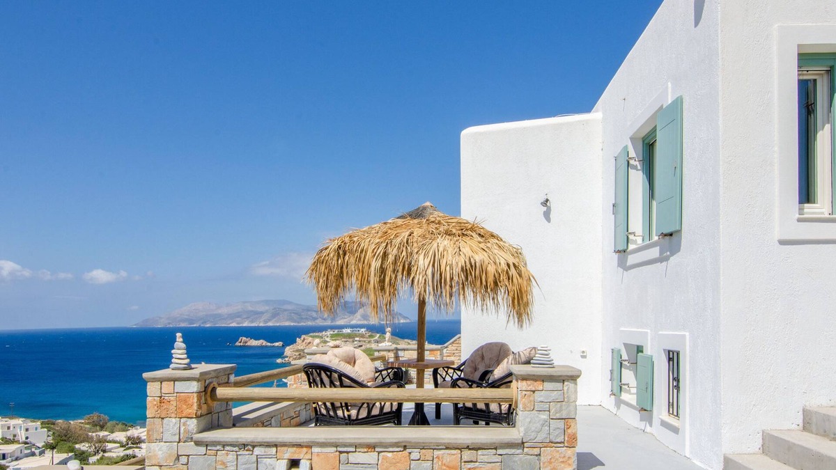 Ios Town House | Ios stylish house with Panoramic Sea and Sunset view