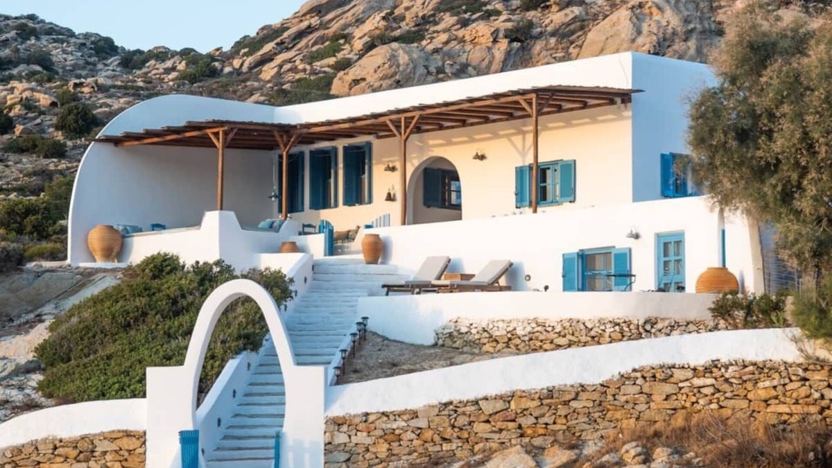 Milopotas House | Ios Villa - Private beach