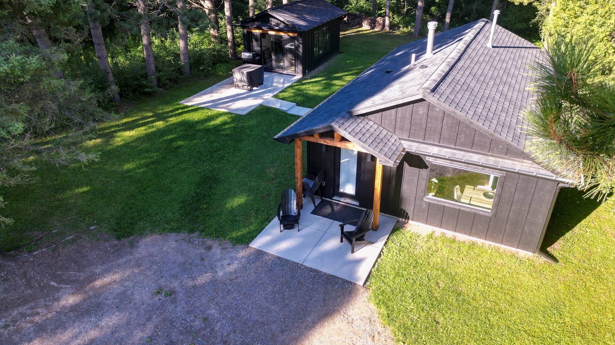 Iron River Cabin | Iron Sunset-Just listed! Renovated, clean, pet-friendly, year-round getaway!