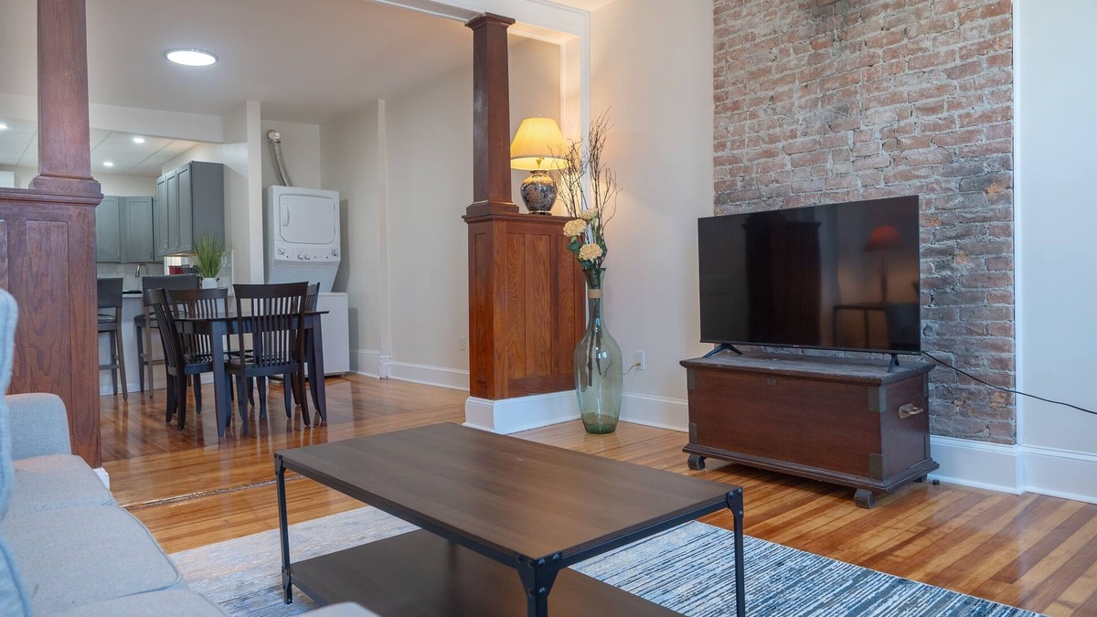 Troy Apartment | Ironworks Urban Retreat|Pet Friendly|RPI|Hospitals