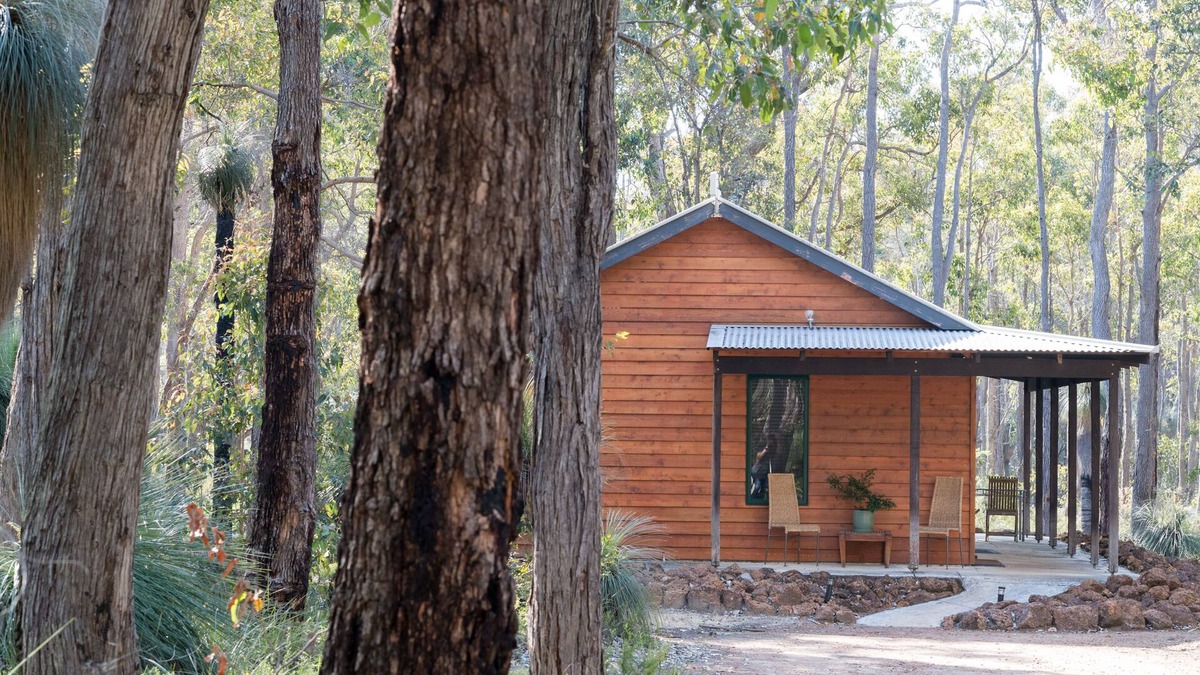Yelverton Cabin | Island Brook Chardonnay Chalet- Exclusive Escapes Rural Margaret River chalet