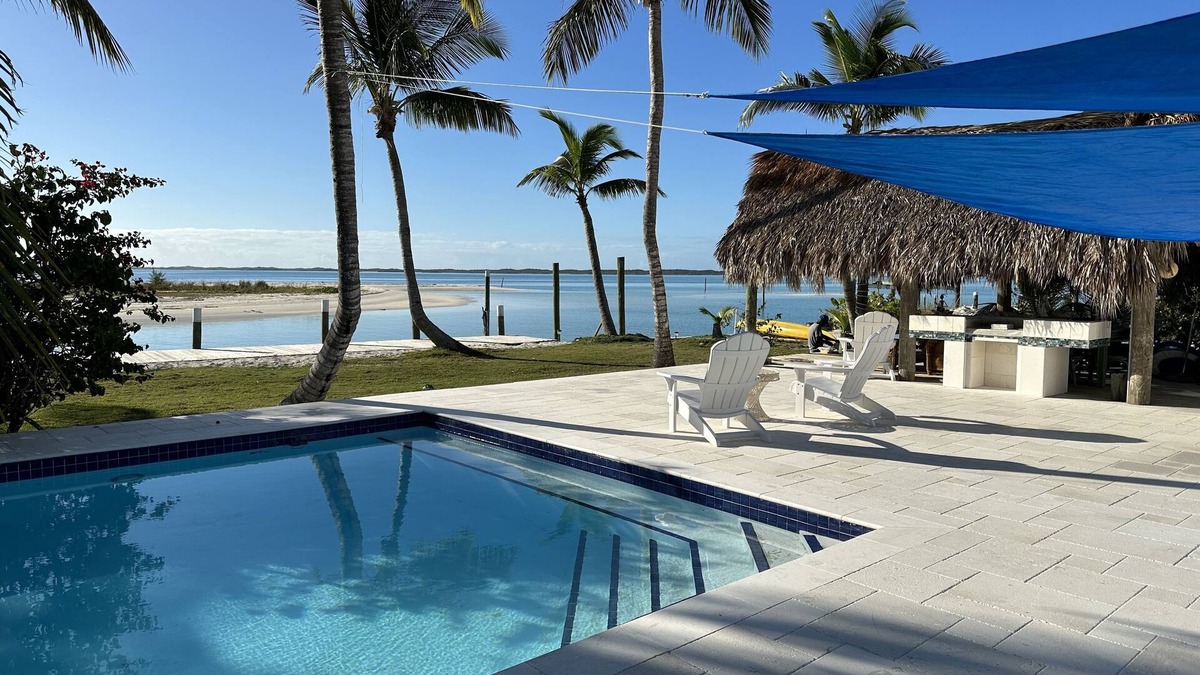 Treasure Cay House | Island Home with Beautiful View, Private Pool and 60 ft Dock/Generator
