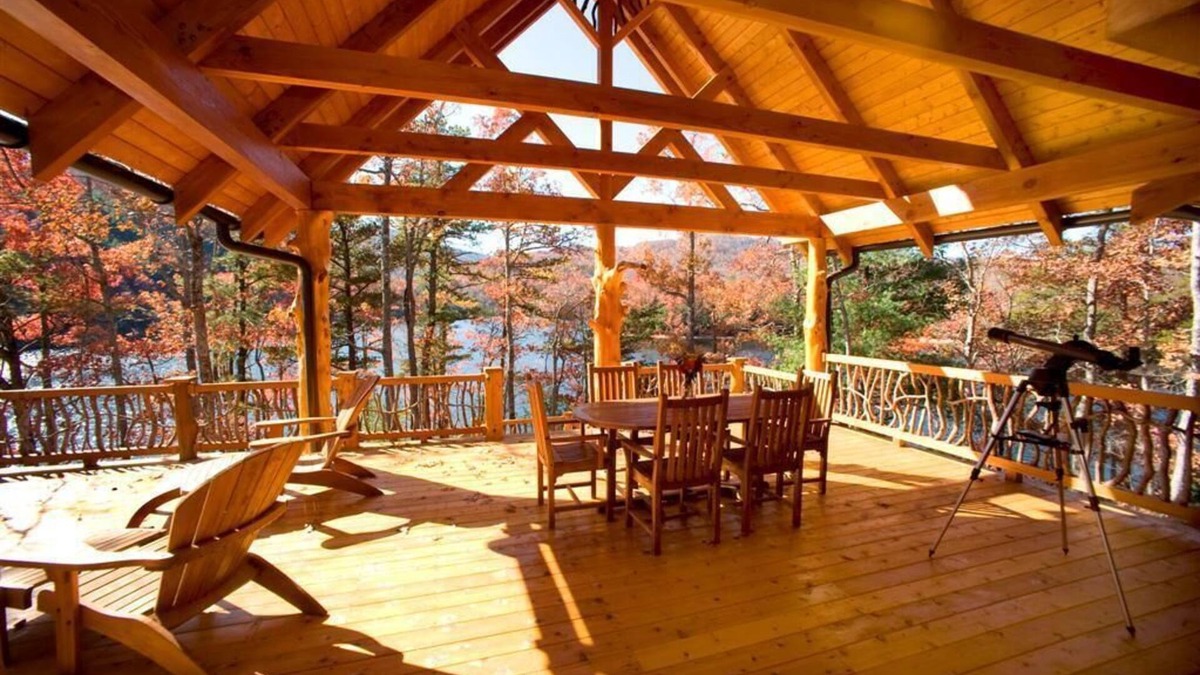 Tuckasegee Cabin | “Island Lodge” Surrounded By Water- Private Peninsula/Island Great Decks