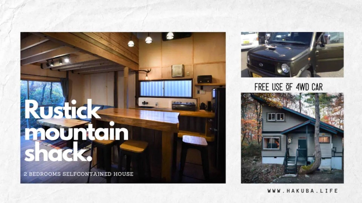 Hokujo Cottage | It comes with a Rustic Mountain Shack 4WD car/Kitaazumi-gun Nagano