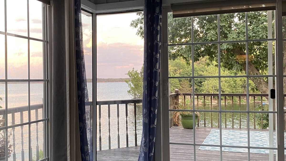 Afton House | It's all about the views, the dock and that location!