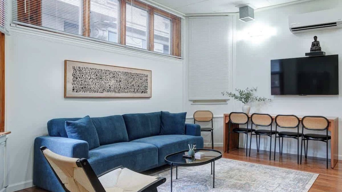 Midtown Village Apartment | Jacuzzi Retreat | 3BR Center City - Sleeps 6