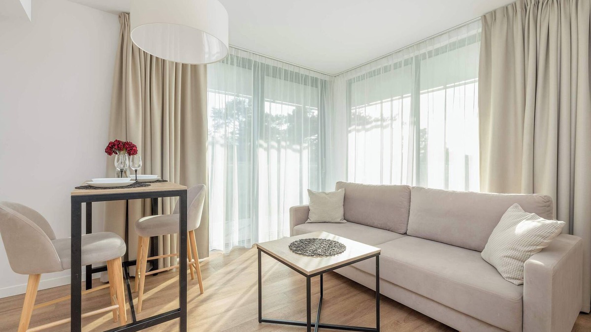 Mielno Apartment | Jantaris B21 | Studio near Beach | Fitness