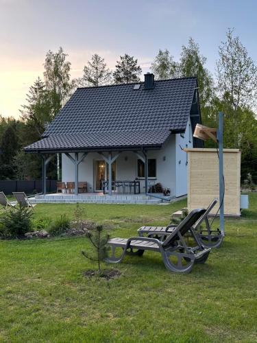 Swietajno House | Jerutki Mazury dom MasuriaMiracle nad jeziorem z sauną