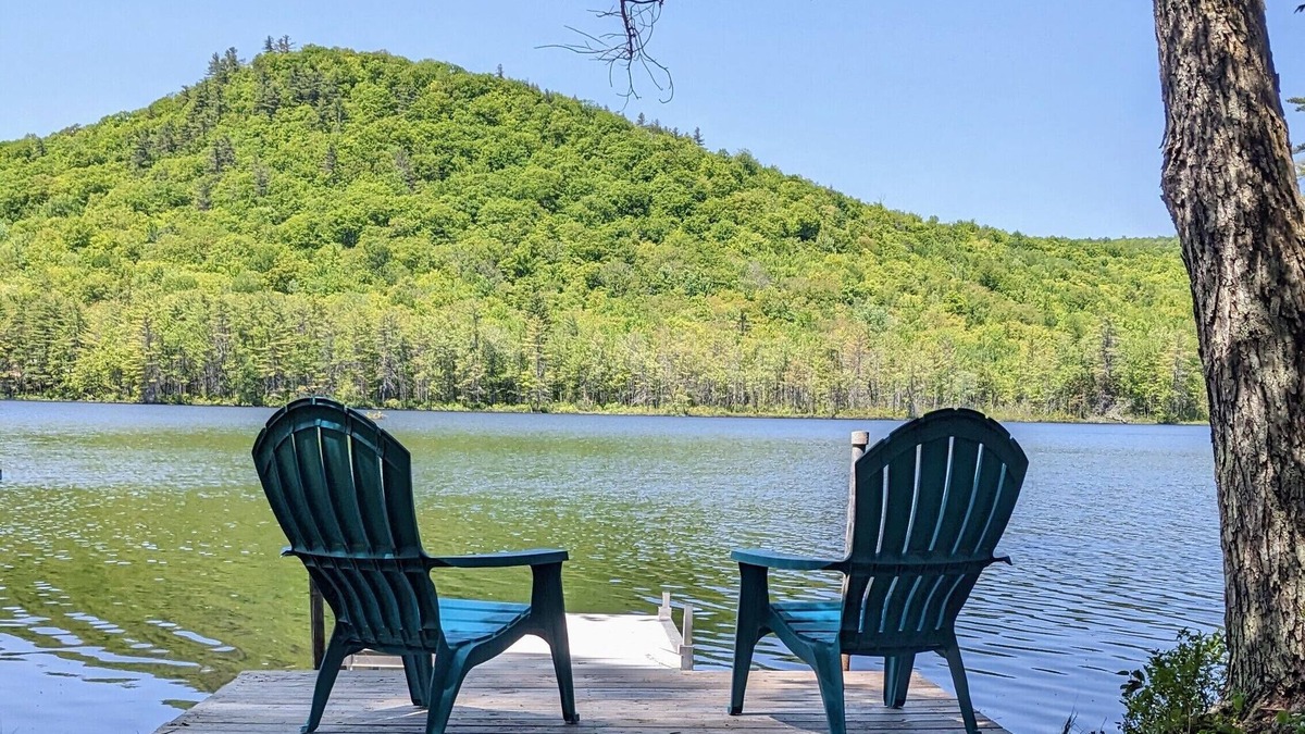 Waterford Cabin | Jewett Pond Retreat- waterfront property with cabin and bunkhouse