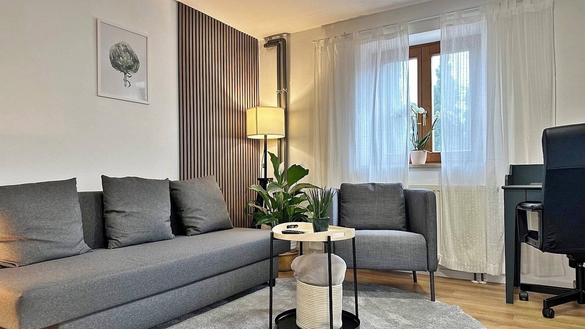 Burghausen Apartment | JIVISTA-Homes, fully equipped apartment on the ground floor, contactless access