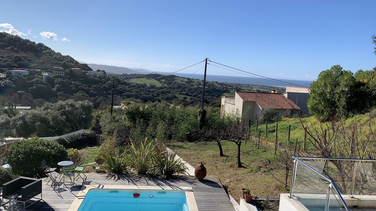 Bastelicaccia Villa | Jolie Villa 8 Personnes vue mer Avec Piscine à 10 mn des Plages et de Porticcio