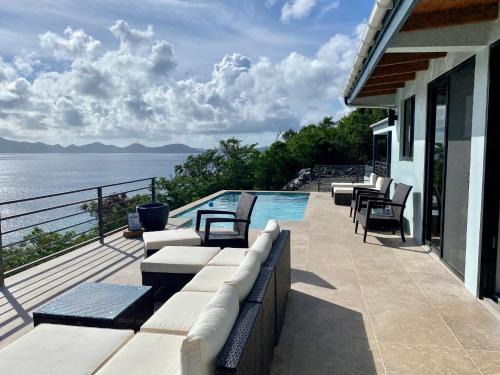 Little Jost Van Dyke Villa | Jost Van Dyke, BVI 3 Bedroom Villa with Caribbean Views & Pool