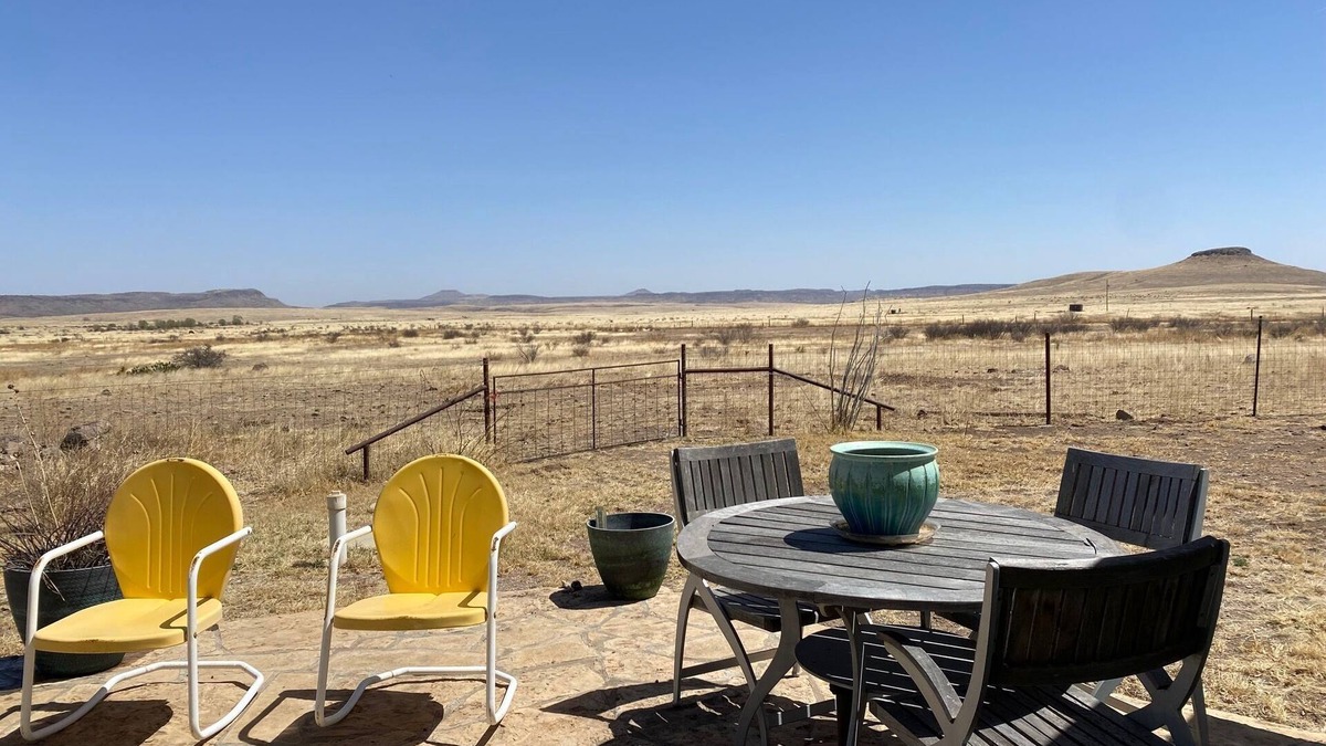 Fort Davis House | Judy's Line Shack.Super cute house with a fabulous back porch view!