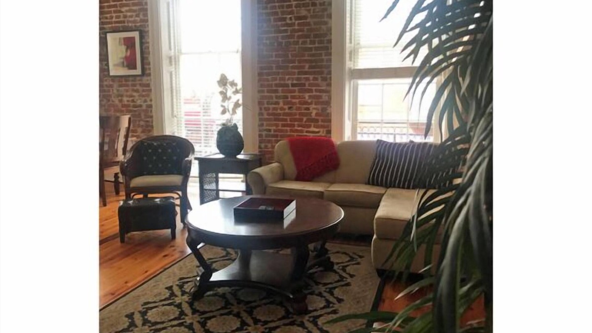 Arts/Warehouse District Condo | "Juliette" Historic & Renovated Condo with Balcony near Super Dome, Convention