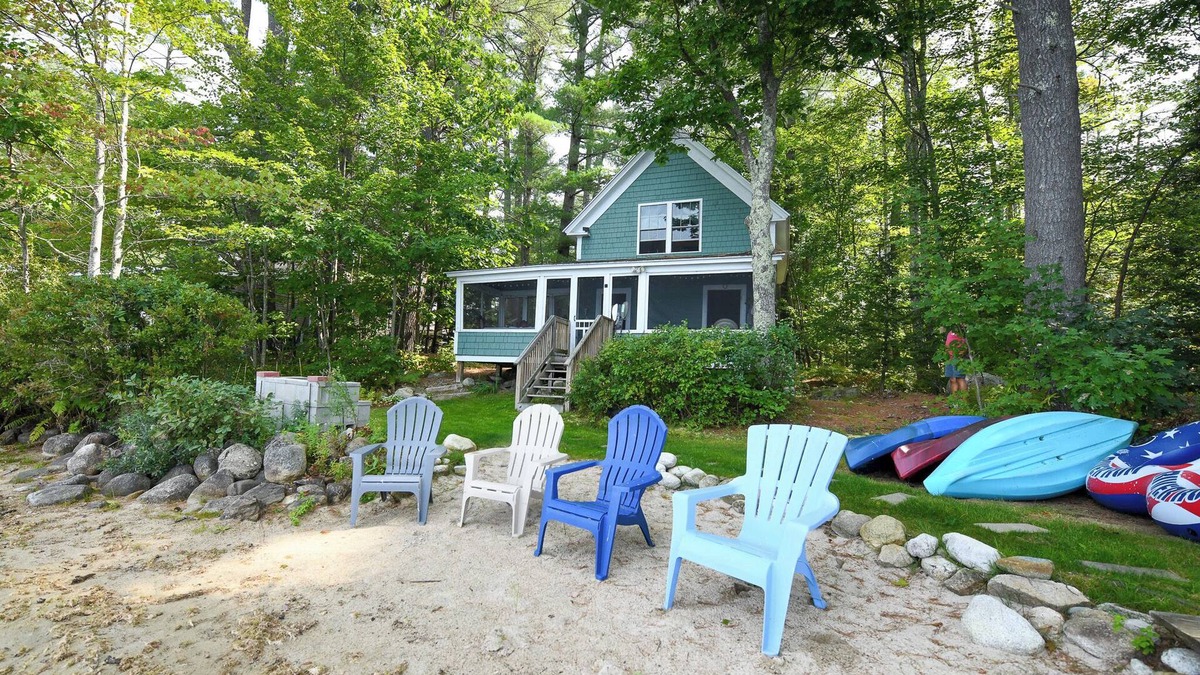 West Poland Cottage | *JUNE SPECIAL* Pet-friendly cottage on Tripp Lake w/spectacular sunset views