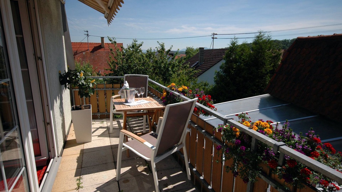 Mahringen Apartment | Junior Suite, 55qm mit Balkon, Flachbild TV und WLAN