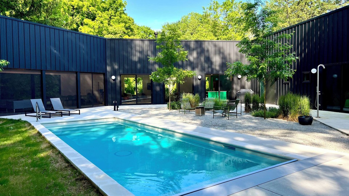 Harbert House | Juniper Presents: Modern Harbor Country Stunner w/Pool, Hot Tub + EV Chrgr