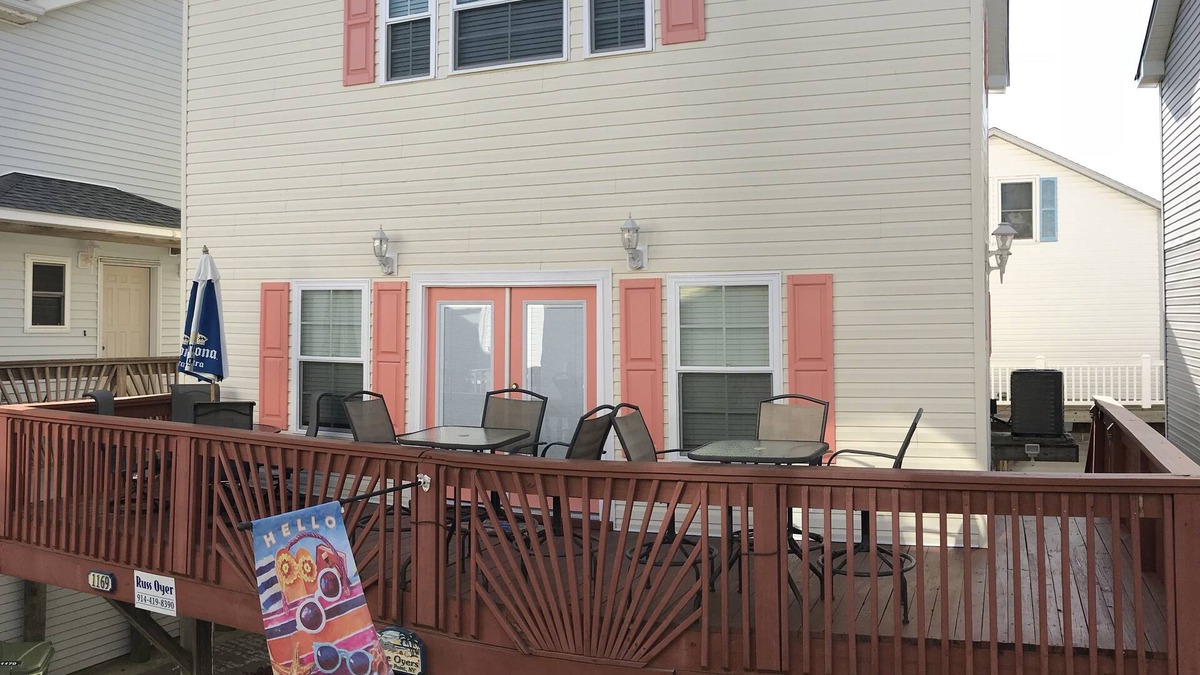 Surfside Beach House | Just 77 Steps To The Beach! Ocean view! Free Water Park! Located in Ocean Lakes