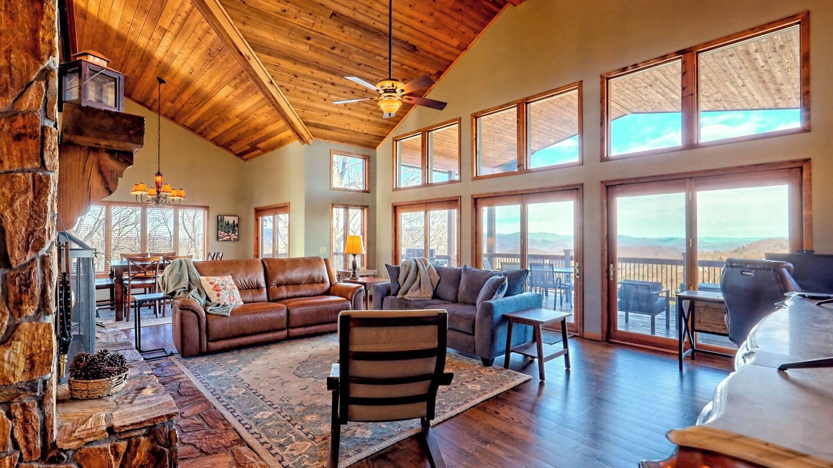 Sky Valley House | Just Listed 4bed/3.5bath Mountain View Retreat with Game Room in Sky Valley!