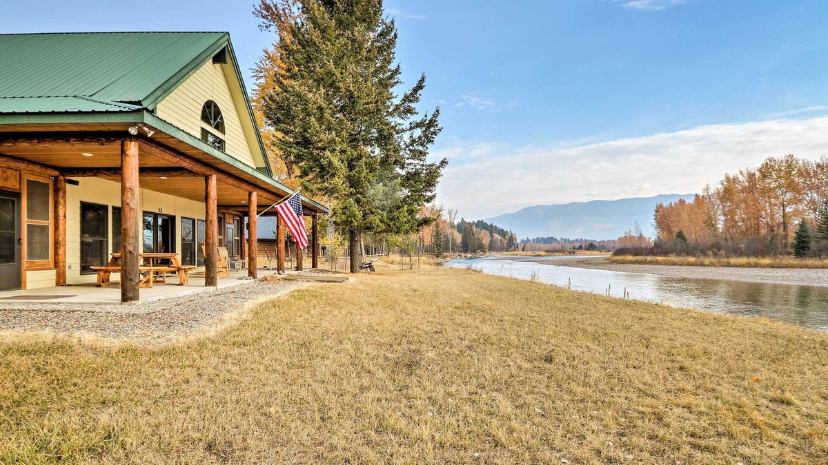 Kalispell House | Kalispell Riverfront Home by Glacier National Park