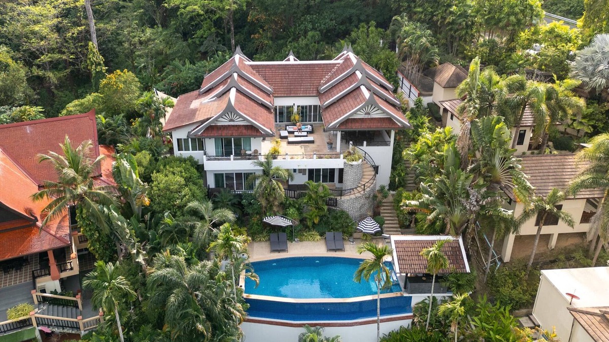 Kamala Villa | Kamala One pool villa -panoramic views, maid & breakfast