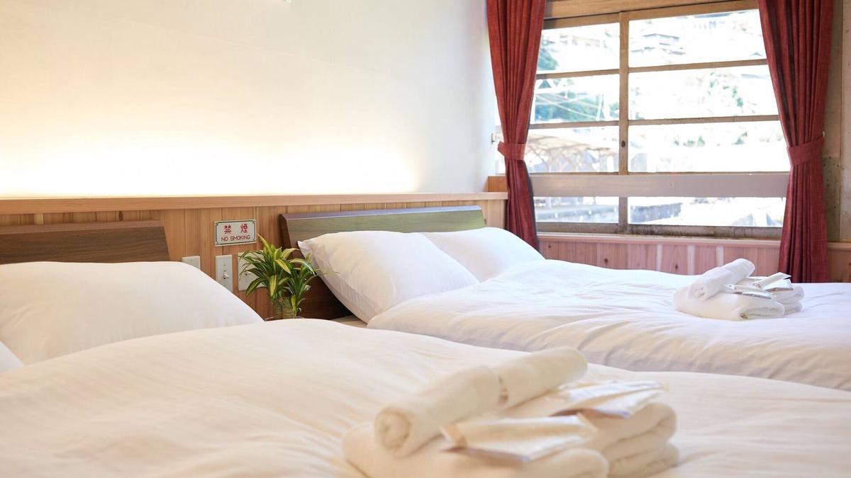 Kudoyama Hotel | Kansais first station hotel quadruple room A gu / Ito-gun Wakayama