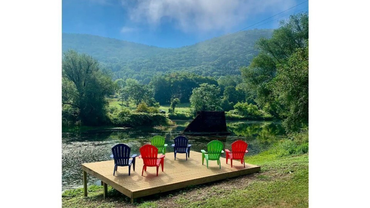 Downsville House | Kayak/Canoe/Fish & Relax right from the backyard of this Riverfront 3 B/R home!