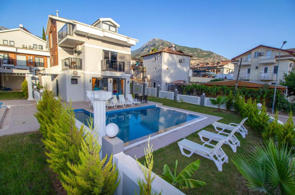 Hisaronu Villa | Kayapark 4+1 Villa, Özel Havuzlu, Fethiye