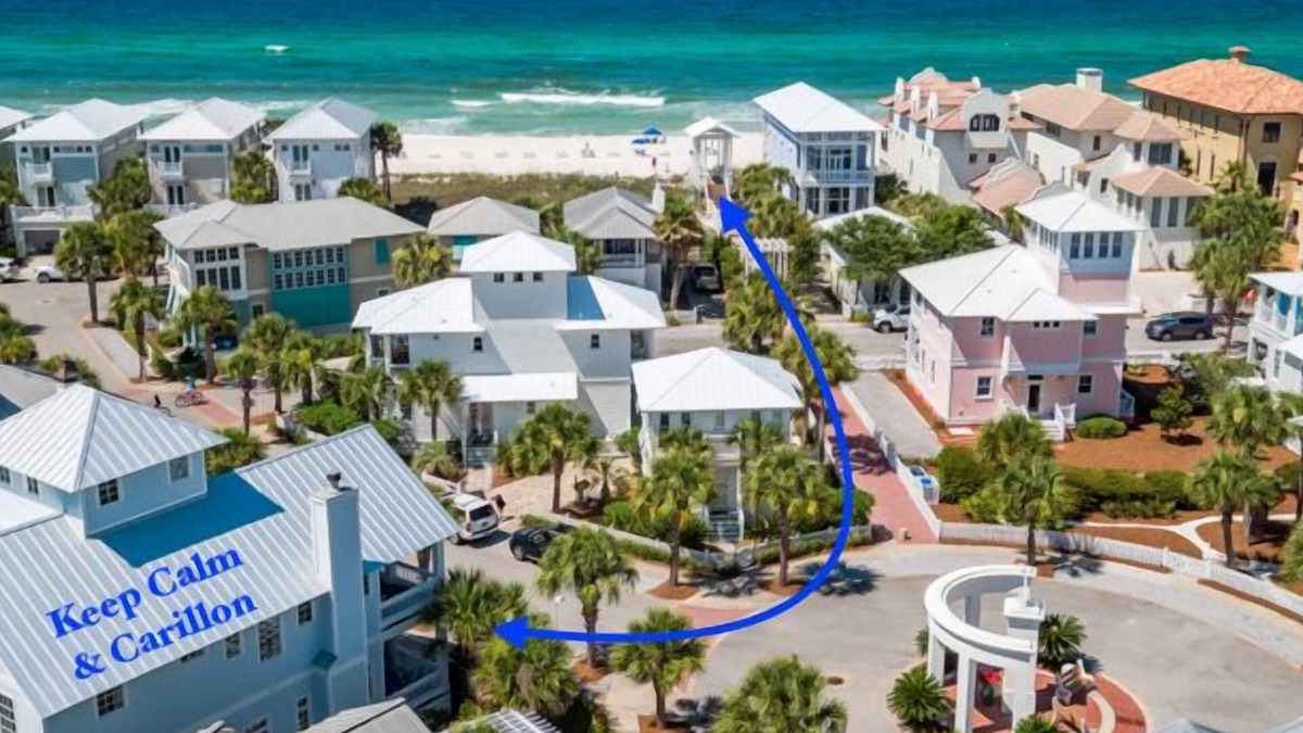 Sunnyside House | Keep Calm and Carillon: Spacious Family Beach Home Close to Beach Walkover