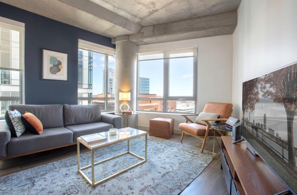 MIT Apartment | Kendall Sq 1BR w Gym WD by MIT MGH River BOS-66