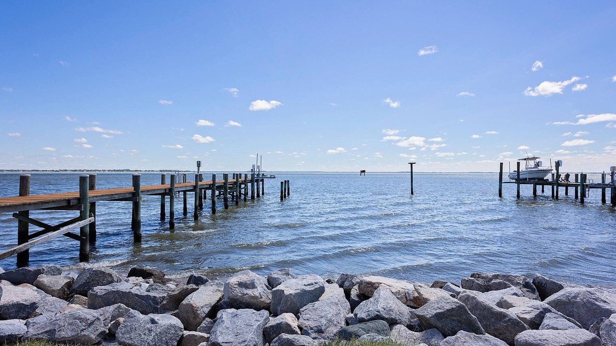 Stevensville House | Kent Island Waterfront | Pool | Stunning View
