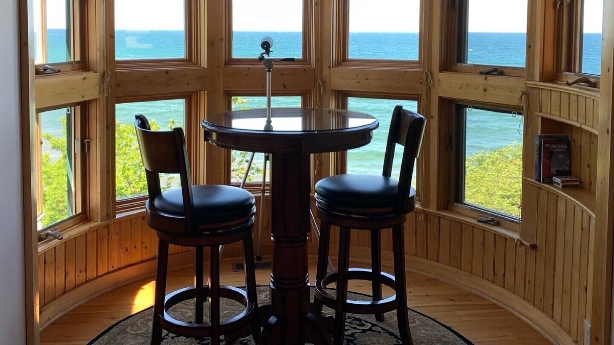 Allouez Resort | Keweenaw Castle Resort: The Turret Suite on the Shore of Lake Superior