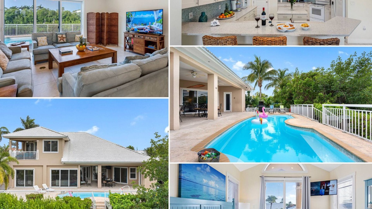 Coury House | Key Colony Oasis - Waterfront 5BR + Private Pool