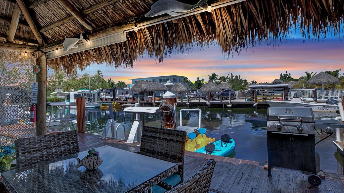 Key Largo Cottage | Key Largo Waterfront Paradise w/Kayaks, Private Dock & BBQ