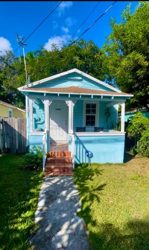 Southwest Coconut Grove House | Key West Style Historic Home in Coconut Grove Florida, The Blue House