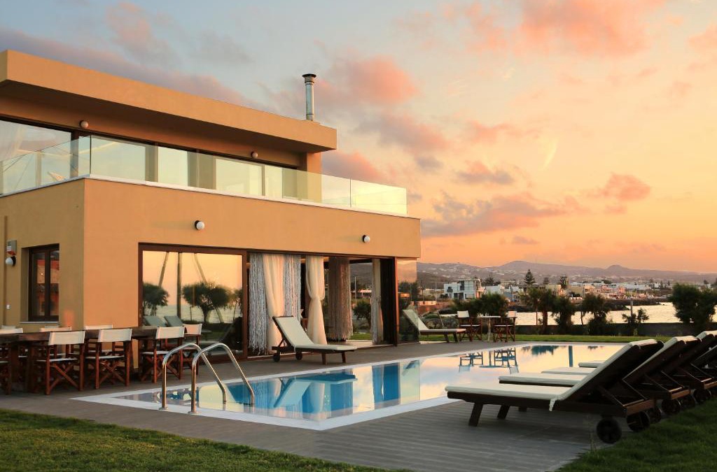 Gournai Villa | Kimona Villa Seafront Swimming Pool Jacuzzi 6 Bedrooms 21 PAX Kouvohori Villas Crete