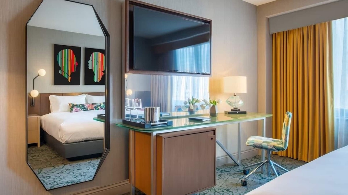 Downtown Washington D.C. Hotel | King Bed City View, The Darcy DC, Stylish Hotel, Steps from White House