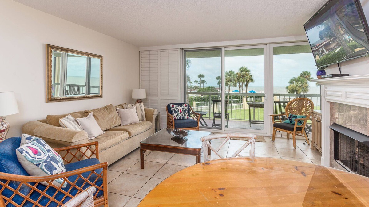 Saint Simons Island Condo | King & Prince Oceanfront South Villa