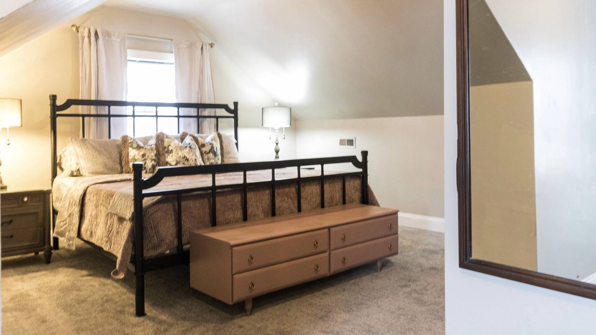 Fort Wayne House | King Suite by Mkat Interior Designs