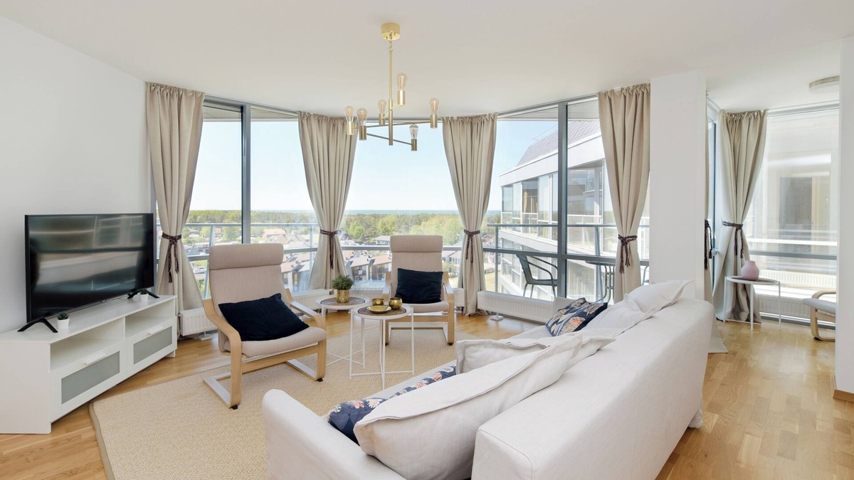 Sventoji Apartment | Kiro apartamentai Elija su vaizdu į jūrą