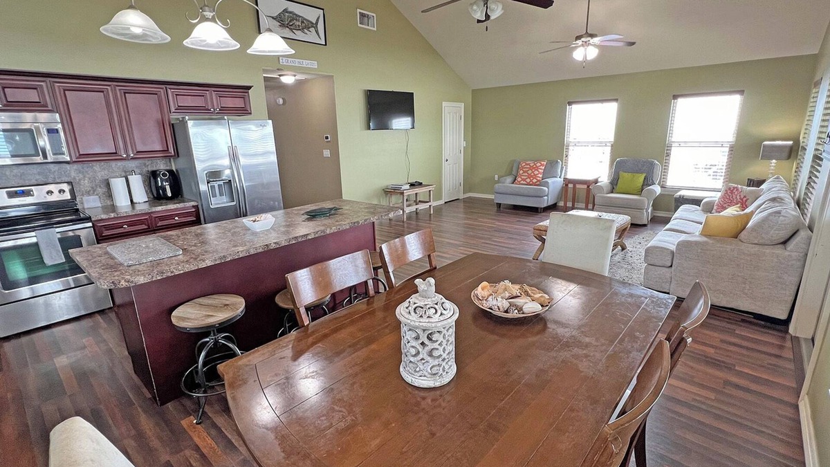 Golden Meadow House | Knot Workin - Boat Access - Island Realty