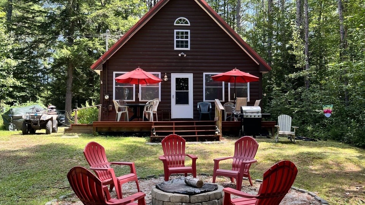 Denmark Cabin | Knotty pine log cabin - boating, fishing, ATV trails and hiking!