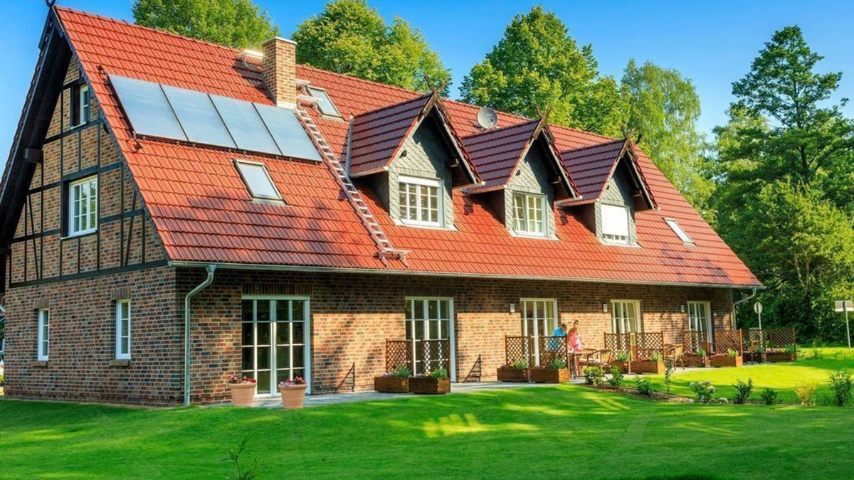 Burg-Dorf Apartment | Komfortferienwohnungen Spreewälder Auszeit - Fewo, Wohnr./küchenz., Schlafr., Du/wc, Terrasse