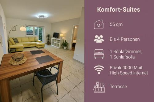 Gross-Gerau Apartment | Komplette Ferienwohnung für bis zu 4 Personen