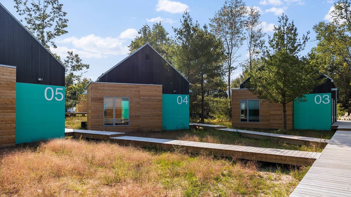 Acme House | KOTI 4 (Two Bedroom) Traverse City's Scandinavian Cabins, vacation home on TART & mins to Traverse C