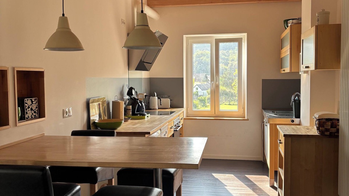 Ahrweiler Apartment | Kräuterberg vacation apartment, modern attic apartment with vineyard view in the Ahr valley