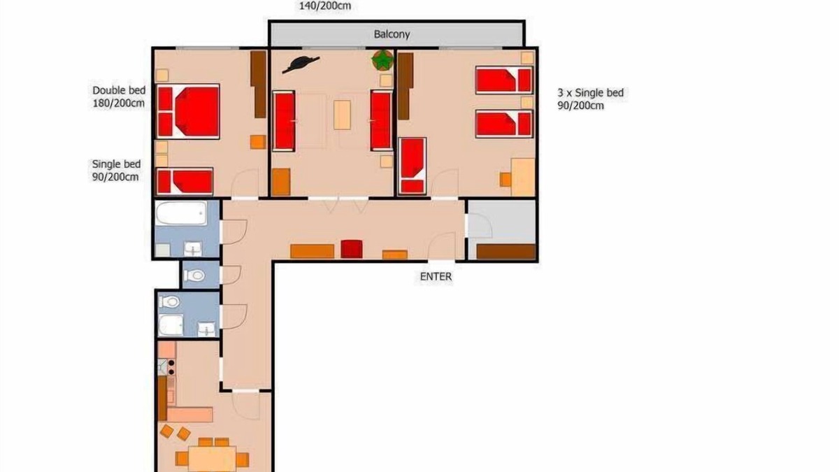 Nove Mesto Apartment | Kundera 3 BR 4 minutes walk from Wenceslas Square