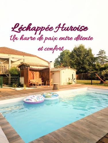 Hure House | L'échappée Huroise, piscine et spa privatifs