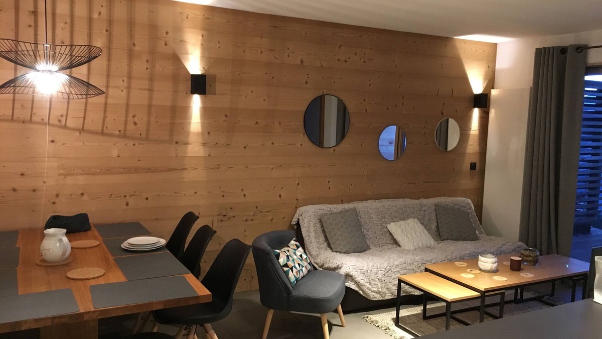 Arc-1800 Apartment | L'écrin-Arcs1800. High standing apartment Sauna hammam fitness